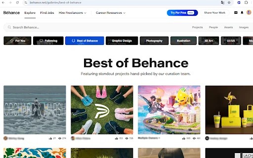 Behance Image Downloader – Batch Download ng Images nang Mabilis - Screenshot 2