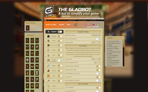 Gladbot: Ultimate Gladiatus Bot para sa Mas Mabilis na Level-Up - Screenshot 1