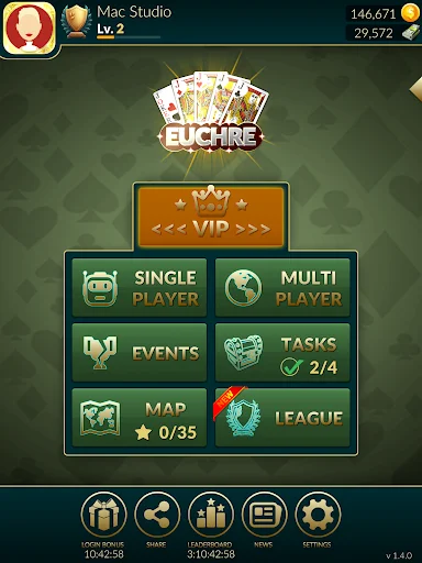I-download ang Euchre Ultimate – Maglaro ng Card Game Online - Screenshot 8
