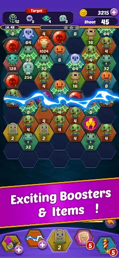 I-download ang Shoot The Monster – Laruin ang 2048 Puzzle nang Libre - Screenshot 4