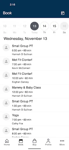 I-download ang The EDGE Clontarf – Mag-iskedyul ng Fitness Class - Screenshot 2