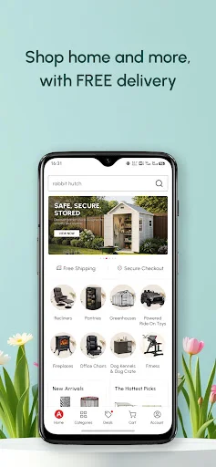 I-download ang Aosom Online Shopping App – Sulit na Home Furniture - Screenshot 1