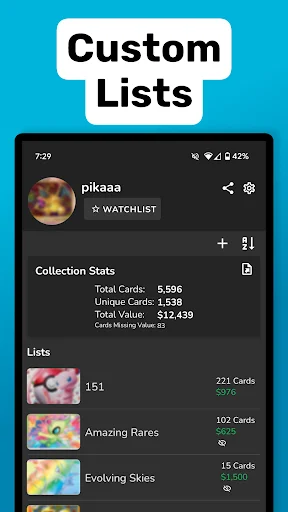 DittoDex: Pinakamahusay na Pokémon TCG Tracker at Scanner App - Screenshot 12