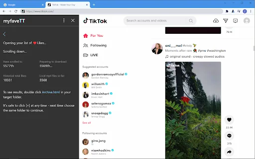 myfaveTT: I-download ang Lahat ng TikTok Videos Offline nang Libre - Screenshot 2