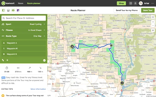 I-download ang Squadrats Route Planning – Gawing Masaya ang Cycling - Screenshot 2