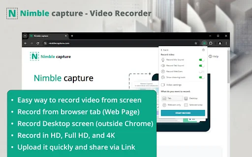 Nimble Capture: Pinakamahusay na Screenshot at Screen Recorder Tool - Screenshot 3