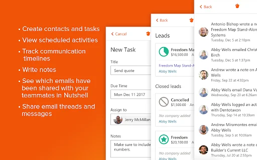 I-download ang Nutshell CRM for Gmail – Palakasin ang Sales - Screenshot 3