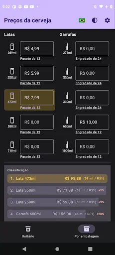 I-download ang Calculadora de Cerveja – Matalinong Pagpili ng Beer - Screenshot 2