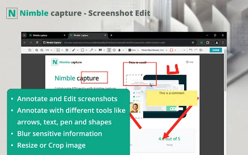 Nimble Capture: Pinakamahusay na Screenshot at Screen Recorder Tool - Screenshot 4
