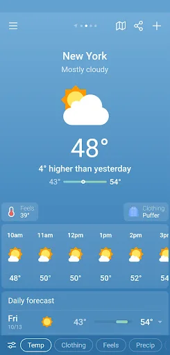 I-download ang Weather & Clima – Tumpak na Weather App Ngayon - Screenshot 20