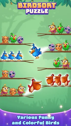 I-download ang Bird Sort: Color Puzzle Master – Larong Pambata - Screenshot 3