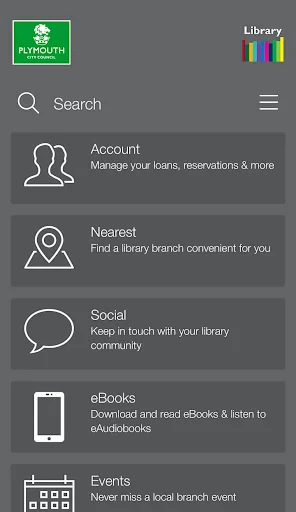 I-download ang Plymouth Libraries App – Access sa Mga Libro - Screenshot 1