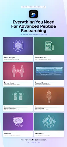I-download ang Smart Peptide Tracker – Subaybayan ang Iyong Progress - Screenshot 1