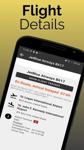 I-download ang Fukuoka Airport Flight Info – Real-time na Update - Screenshot 4