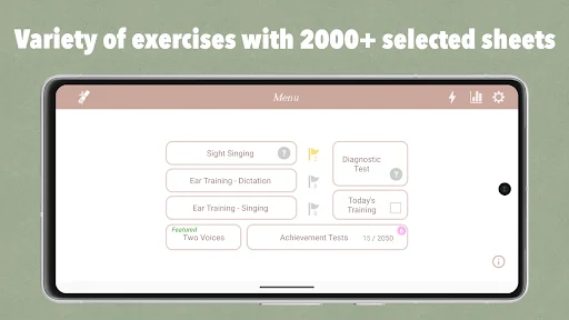I-download ang Sight Singing Pro: Solfege US – Vocal Coach App - Screenshot 2