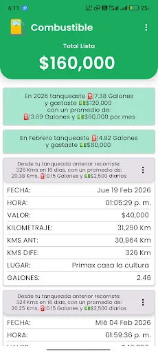 I-download ang Historial Moto Mantenimiento – Maintenance Tracker - Screenshot 5