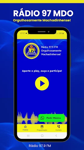 I-download ang Rádio 97,9 MDO App – Makinig sa FM Radio Online - Screenshot 1