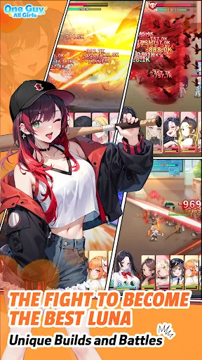 I-download ang One Guy, All Girls: Idle RPG – Anime Idle Game - Screenshot 3