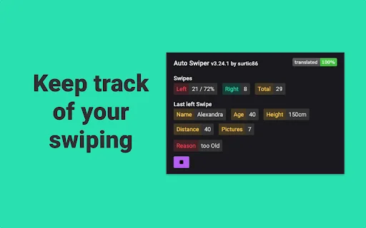 Auto Swiper para sa Tinder at Bumble – Awtomatikong Match! - Screenshot 3