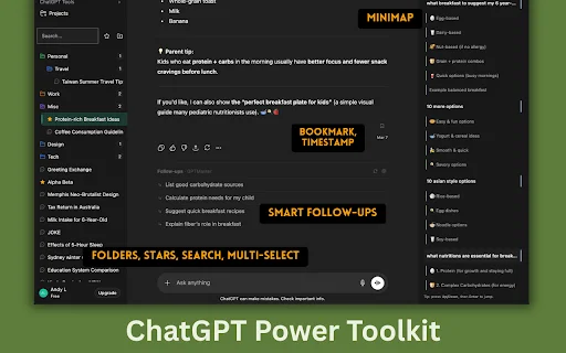 ChatGPT Folders at Tools – I-organisa ang Iyong AI Chats - Screenshot 3