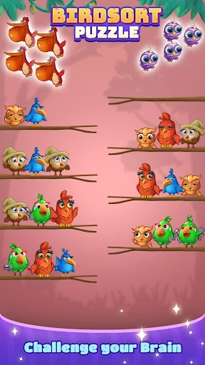 I-download ang Bird Sort: Color Puzzle Master – Larong Pambata - Screenshot 8