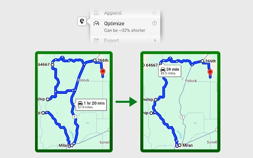 Google Maps Extended Routes – I-download ang Pinakamahusay na Route Planner - Screenshot 2