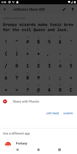 I-download ang Fontasy – Pinakamahusay na Google Fonts Browser Free - Screenshot 5