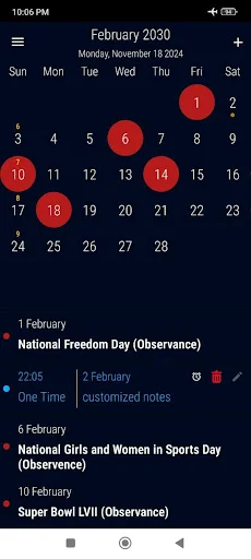 Download US Calendar 2026 – Libreng Holiday Planner at Reminder - Screenshot 21