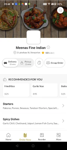 I-download ang Meenas Fine Indian App – Mabilis na Delivery - Screenshot 2