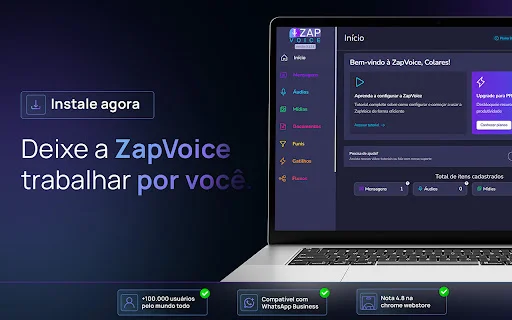 ZapVoice para sa WhatsApp Web: I-automate ang Chat at Benta - Screenshot 5