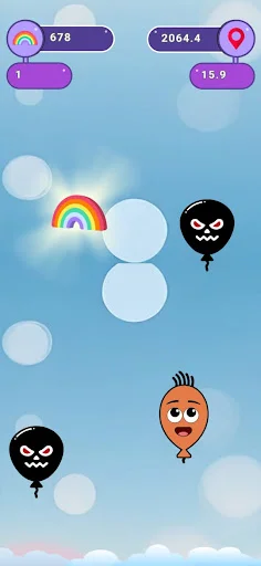 I-download ang Rainbow Balloon Game – Masayang Adventure Laro - Screenshot 3