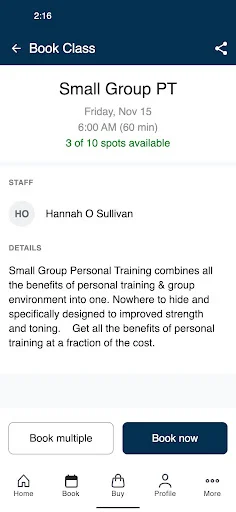 I-download ang The EDGE Clontarf – Mag-iskedyul ng Fitness Class - Screenshot 3