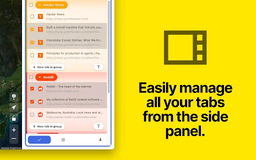 I-download ang Tab Shelf: Best Vertical Tab Manager para sa Chrome - Screenshot 2