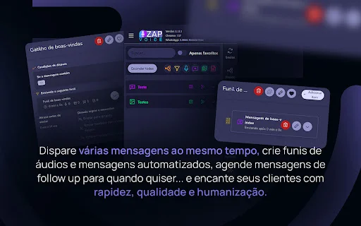 ZapVoice para sa WhatsApp Web: I-automate ang Chat at Benta - Screenshot 1