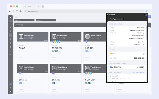 I-download ang Fordefi: Secure na Institutional DeFi Wallet - Screenshot 4
