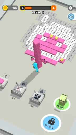 I-download ang Tile Craft 3D – Pixel Paint – Masayang Larong Puzzle - Screenshot 1