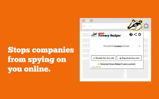 Privacy Badger: Proteksyon Laban sa Online Trackers – Libreng I-download - Screenshot 2