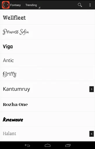 I-download ang Fontasy – Pinakamahusay na Google Fonts Browser Free - Screenshot 6
