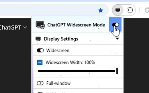 I-download ang ChatGPT Widescreen – Full Screen Mode para sa AI - Screenshot 3