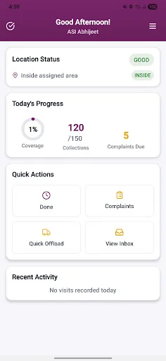 I-download ang MCG HARYANA – Real-time na Sanitary Monitoring App - Screenshot 2