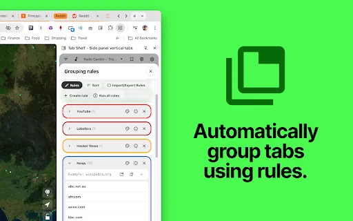 I-download ang Tab Shelf: Best Vertical Tab Manager para sa Chrome - Screenshot 4