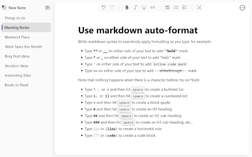 I-download ang Notebook: Quick and Simple Notes – Libreng Note-taking - Screenshot 3