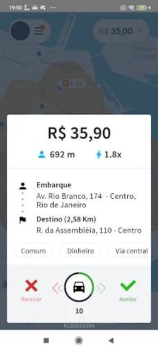 I-download ang Center Taxi – App Motorista – Mabilis at Ligtas - Screenshot 3