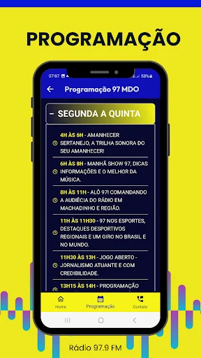 I-download ang Rádio 97,9 MDO App – Makinig sa FM Radio Online - Screenshot 2