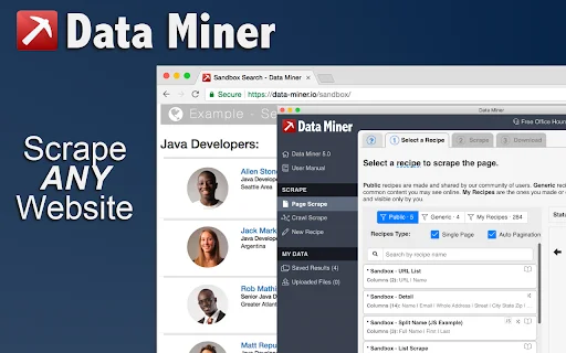 Data Scraper – I-download ang Pinakamahusay na Web Scraping Tool - Screenshot 1