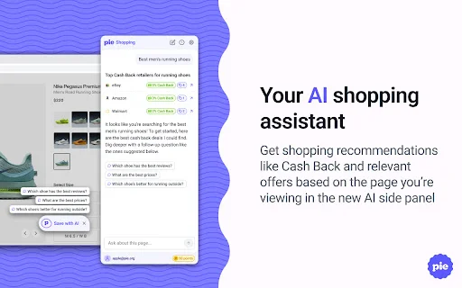 Pie Shopping: AI Cash Back at Coupons – I-download ang Libre - Screenshot 2