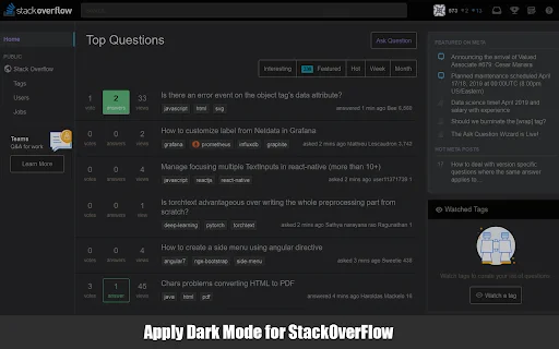 Super Dark Mode: Gawing Dark ang Lahat ng Websites – I-download Na - Screenshot 3