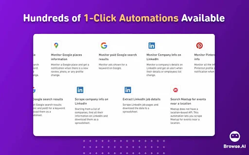 Browse AI: Mabilis na Web Scraping at Monitoring – I-download - Screenshot 6